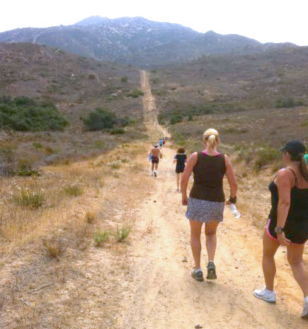 uphill