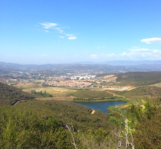 Views of Lake San Marcos from the top of Double Peak, just ten minutes from my house.